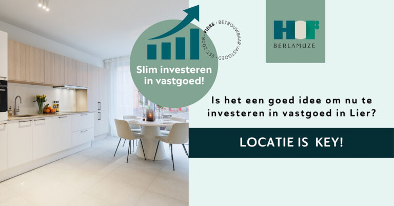 Vastgoedinvestering in Lier op toplocatie